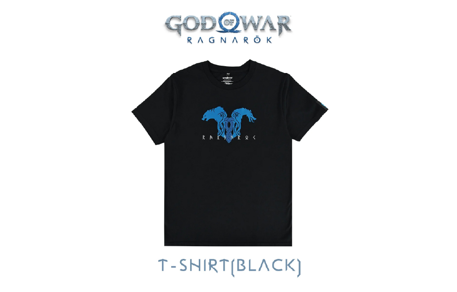 God Of War Ragnarok T-Shirt Black (Size: S) Fanthful (ファンスフル)